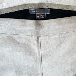 Vince Suede Pants in Taupe